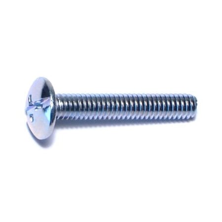 Midwest Fastener #8-32 x 1 in Combination Phillips/Slotted Truss Machine Screw, Zinc Plated Steel, 100 PK 01967